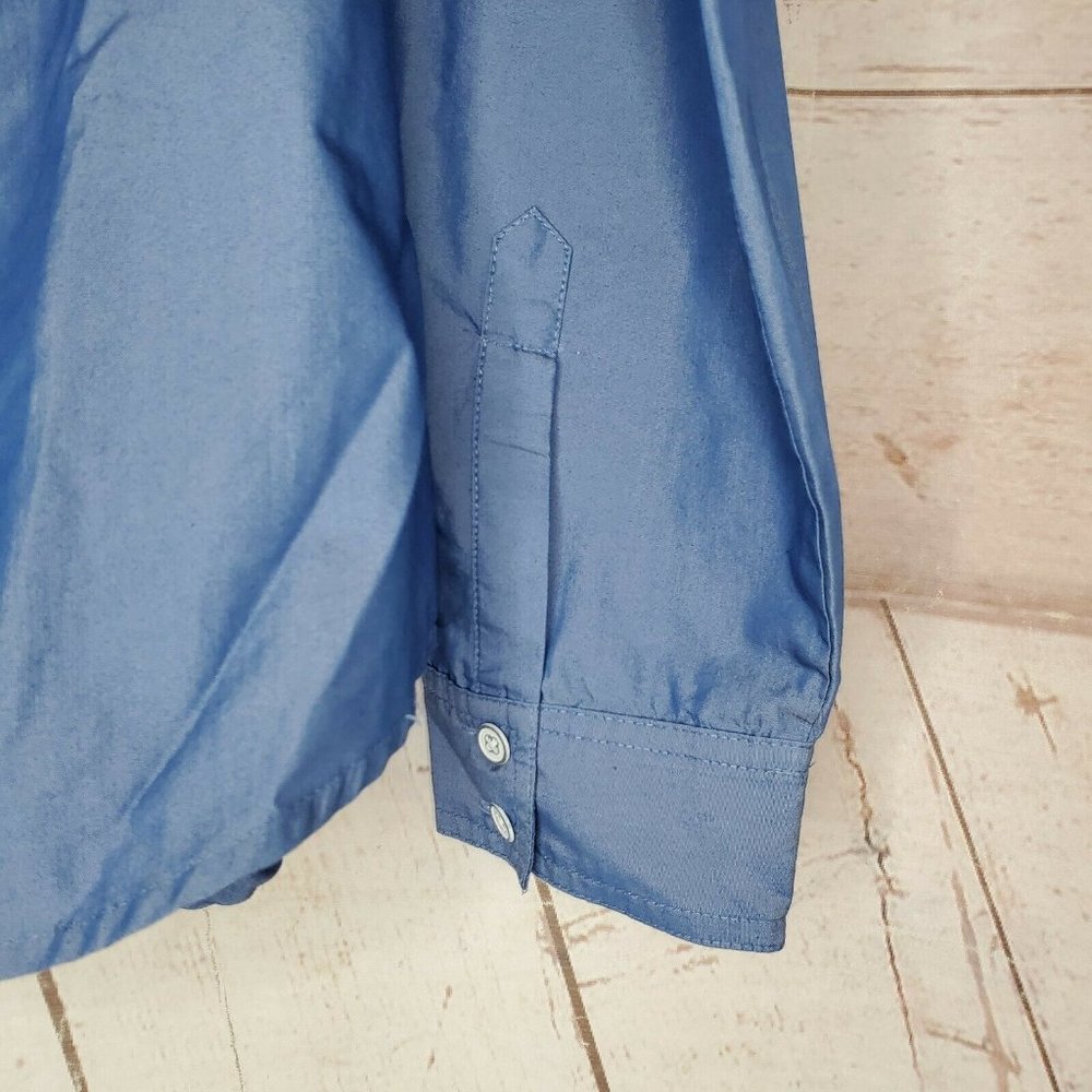 Covington Blue Button Shoulder Designer Shirt - image 4